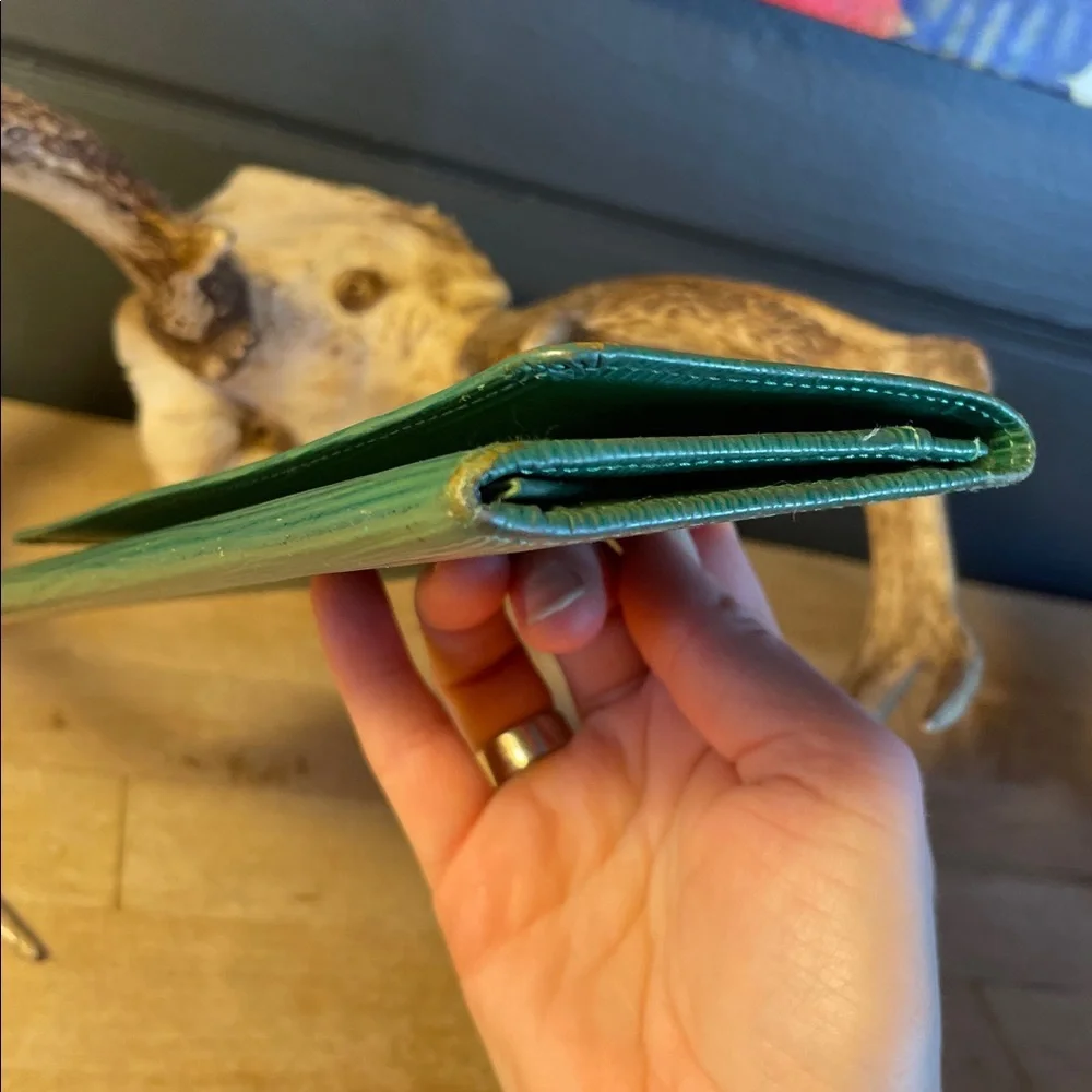 Louis Vuitton Green Epi Leather Long Wallet